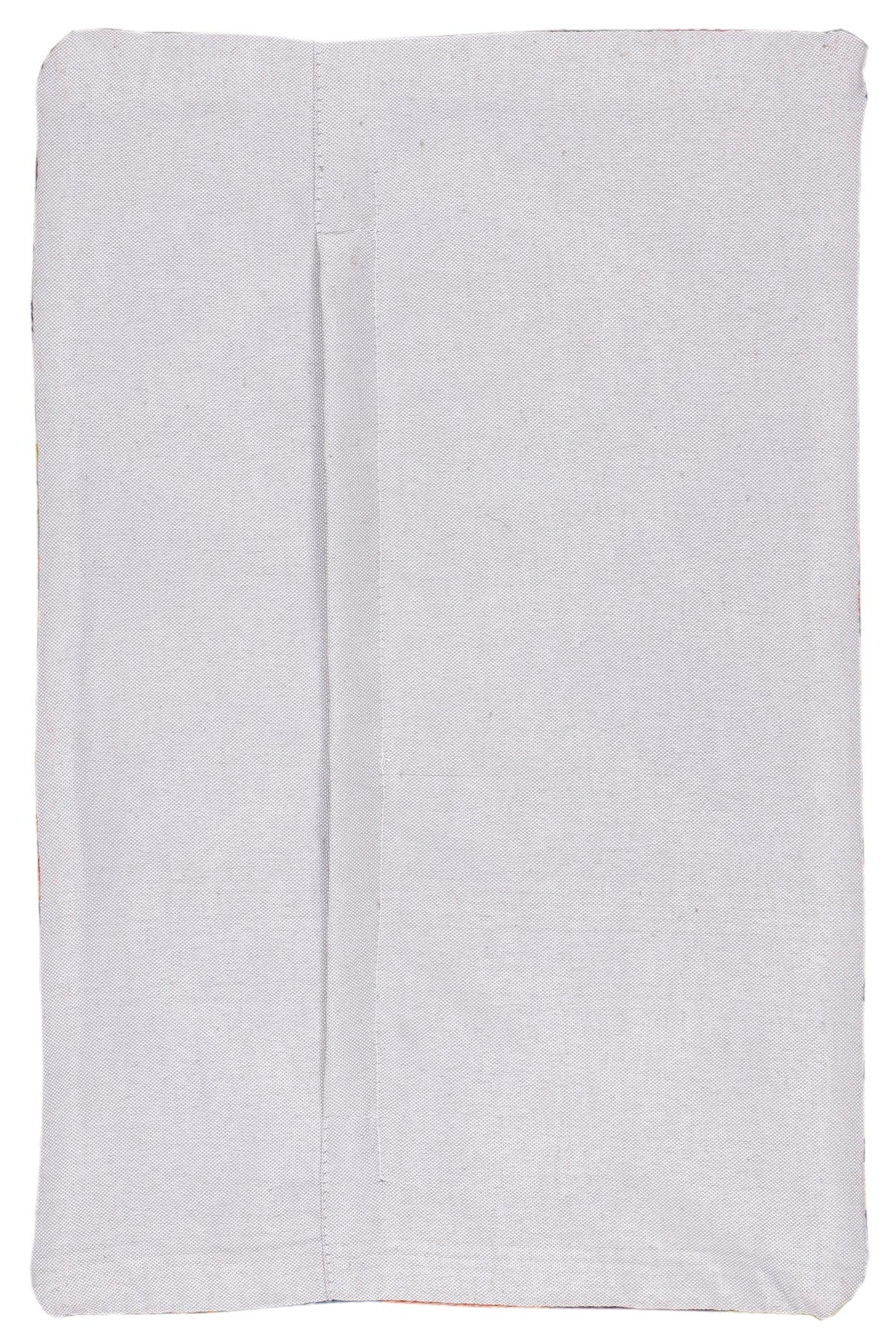 Solid light gray kilim cushion cover, 35x55 cm