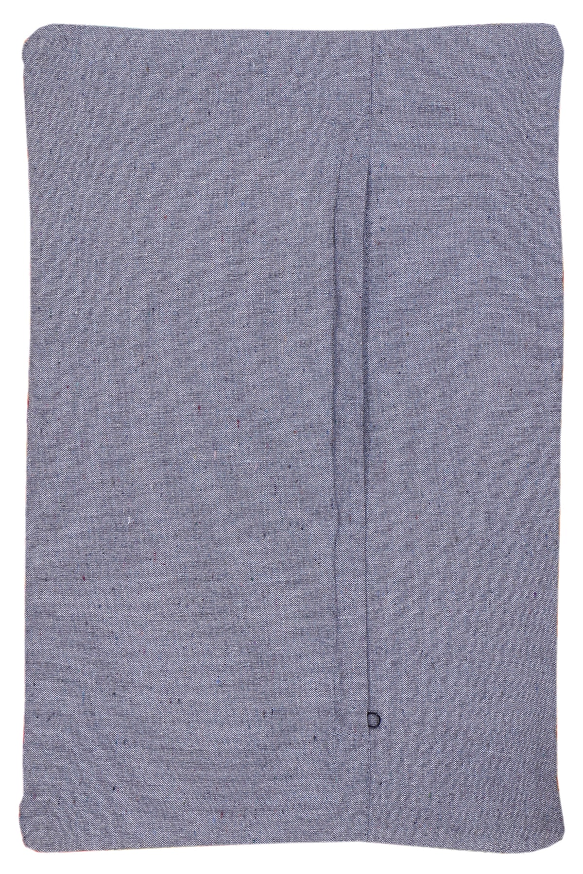 35x55 cm cushion cover back in light blue fabric with center seam