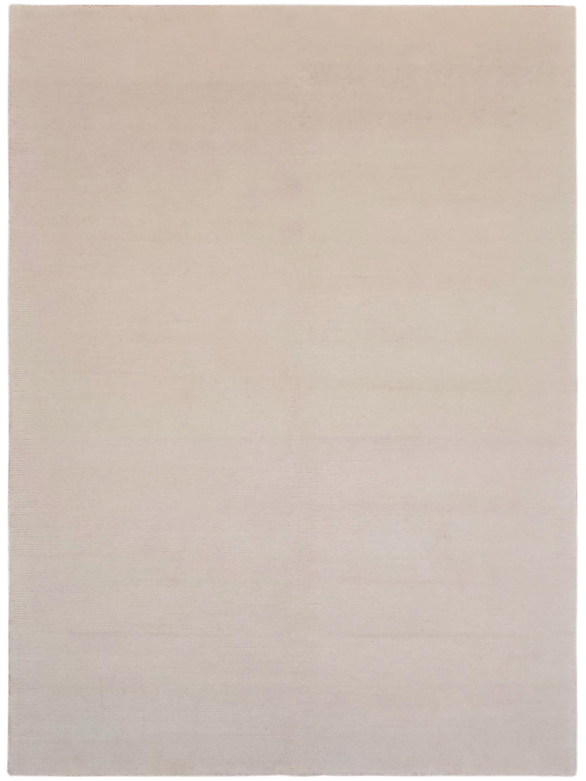 Light beige flatweave square rug with understated, uniform woven texture.